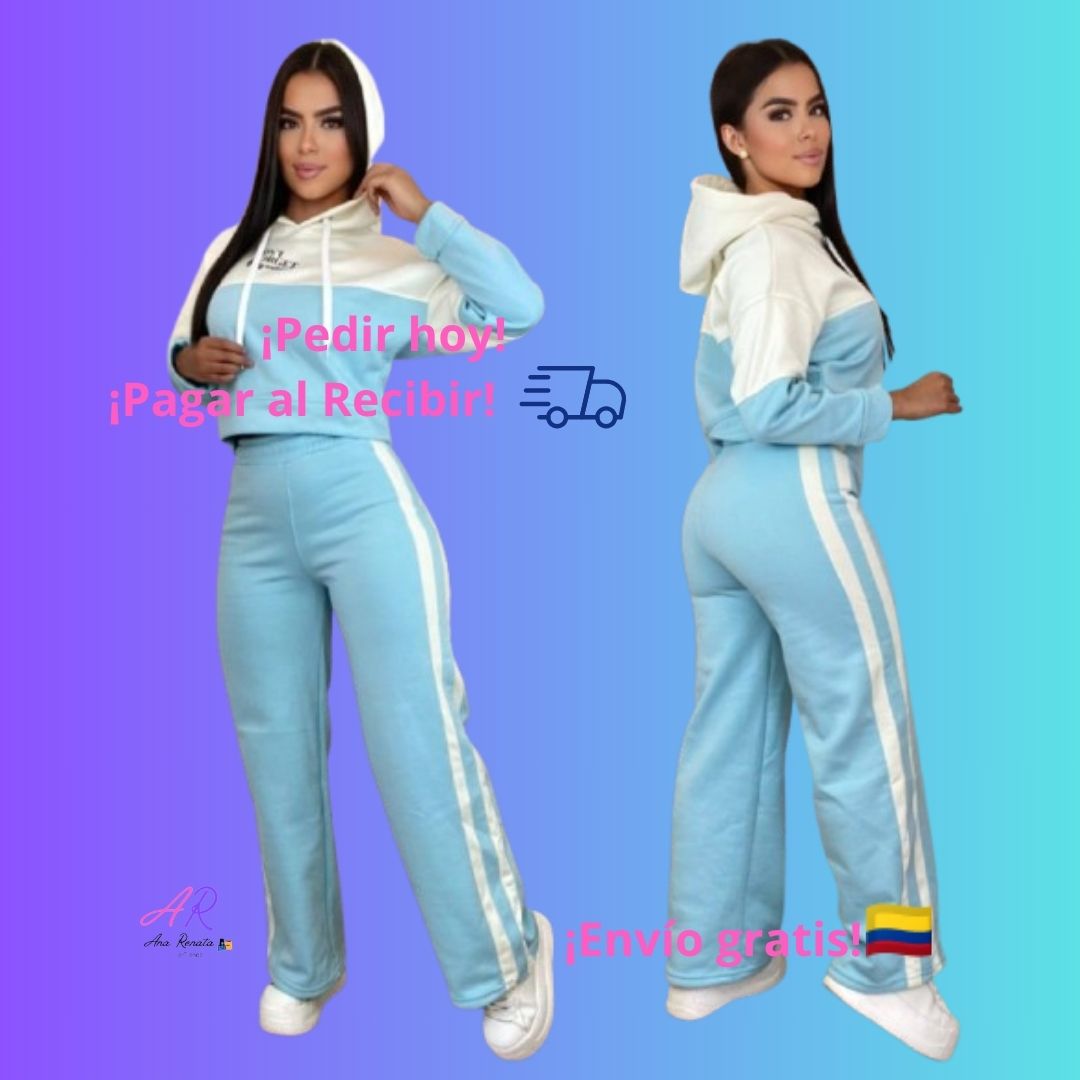 Conjunto de Sudadera Oversize Invierno