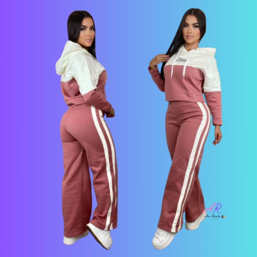 Conjunto de Sudadera Oversize Invierno