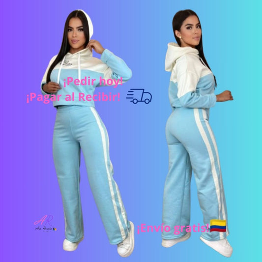 Conjunto de Sudadera Oversize Invierno