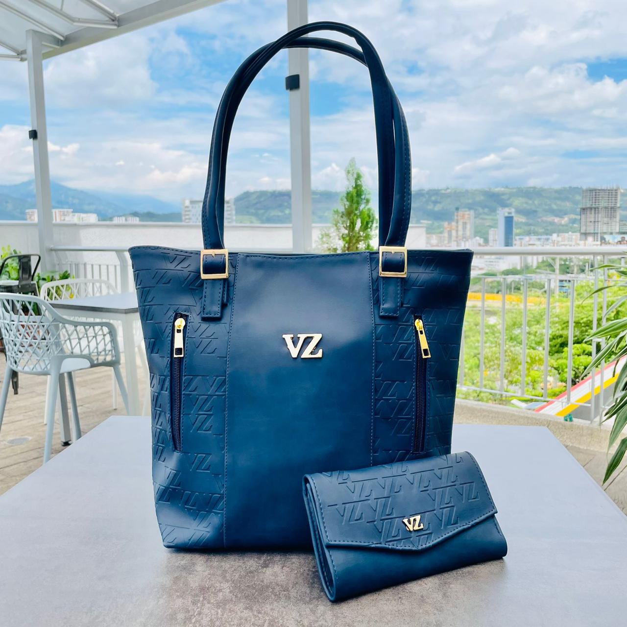 Duo Bolso de Mano + Billetera en Cuero
